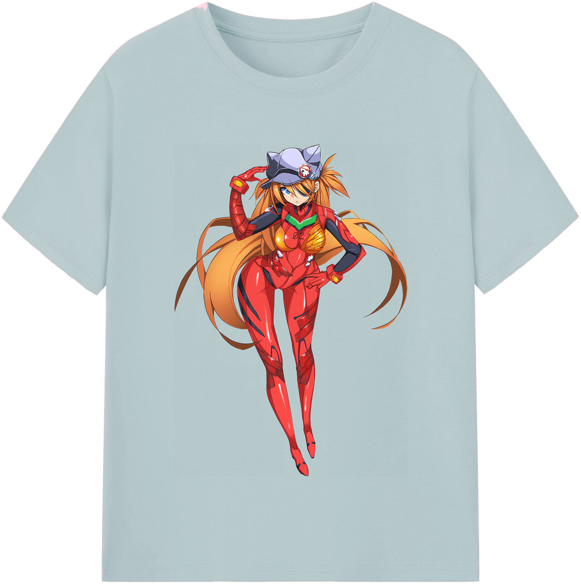 （画像用） EVA 新世紀エヴァンゲリオン 綿100％半袖Tシャツ（フロントプリント）